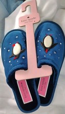 Kate Spade Sz 6 Slippers House Shoes Jolie Winter Penguins New   OC1
