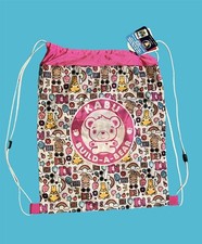 Build A Bear Kabu Drawstring Carrier Bag Backpack Tote Pink Animals BABW W Tags