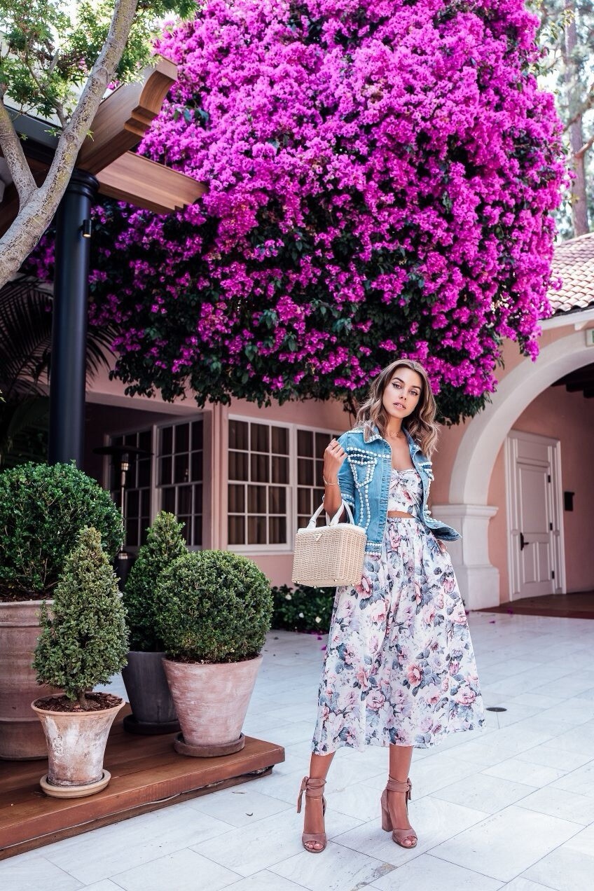 ZIMMERMANN Jasper Floral Halter Tie Cutout Midi Maxi Dress Size 1 AU/UK 8 US 4