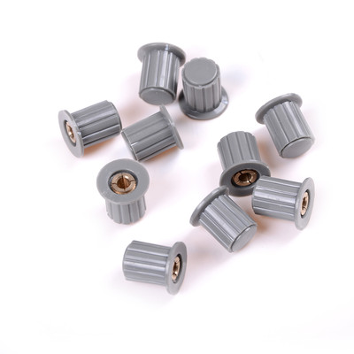 10x Insert Tone Core Brass Control Knob For 4mm Dia Knurled Potentiometer Sha TE