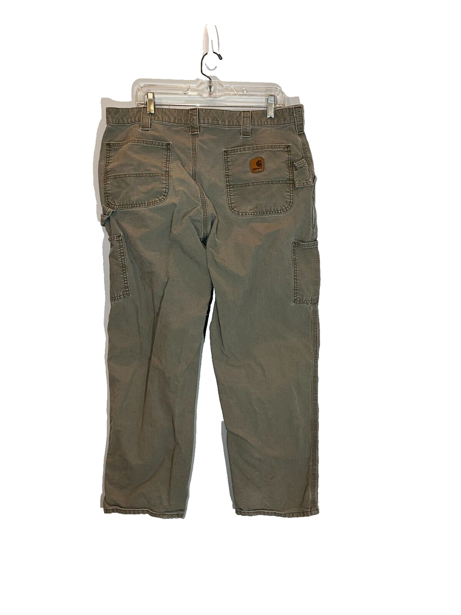 Carhartt Carpenter Pants Men's 38x32 (36x30.5) Brown Work/Grunge