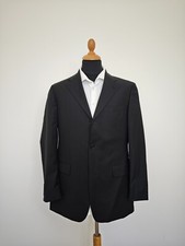 Hugo Boss Blazer Jacket US40 EU50 Black Men's Suit Wool Coat Da Vinci/Lucca We
