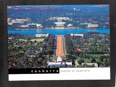 B2423 Australia ACT Canberra View from Mount Ainslie NCV postcard