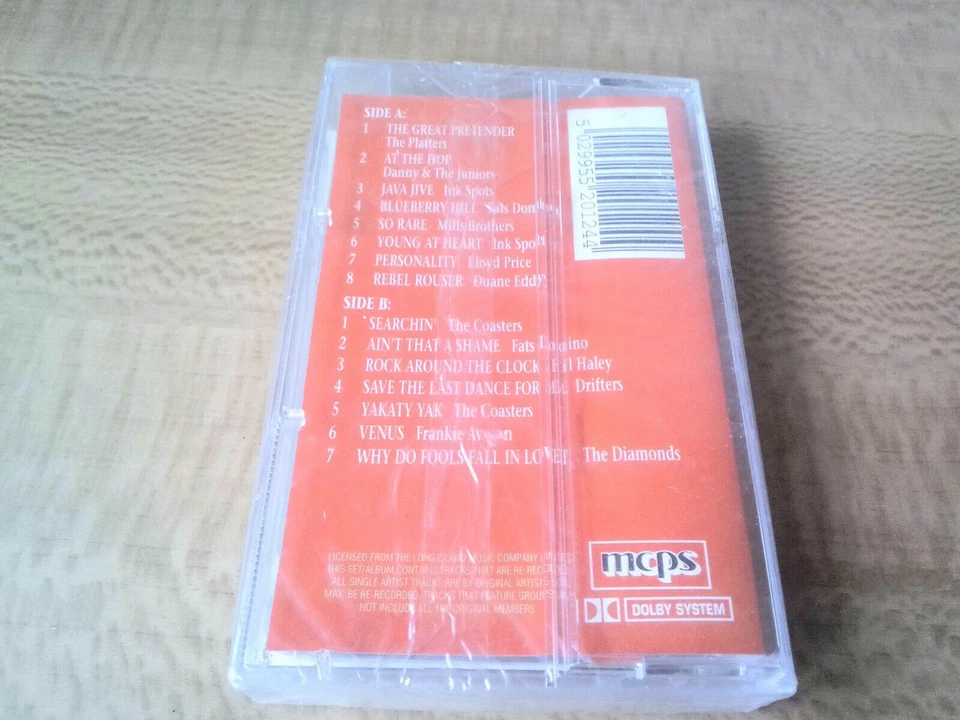 Various - Why do fools fall in love The 50's 1950s Cassette Tape MCPS NEW SEALED - Image 3 of 3
