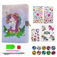 DIY Unicorn Diamond Art Hanging Kit, Special Shaped Rhinestone Diamond