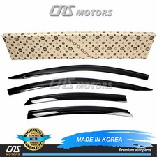Black Smoked Window Sun Visor Rain Guards 4pcs For 2019-2023 Kia Forte Sedan