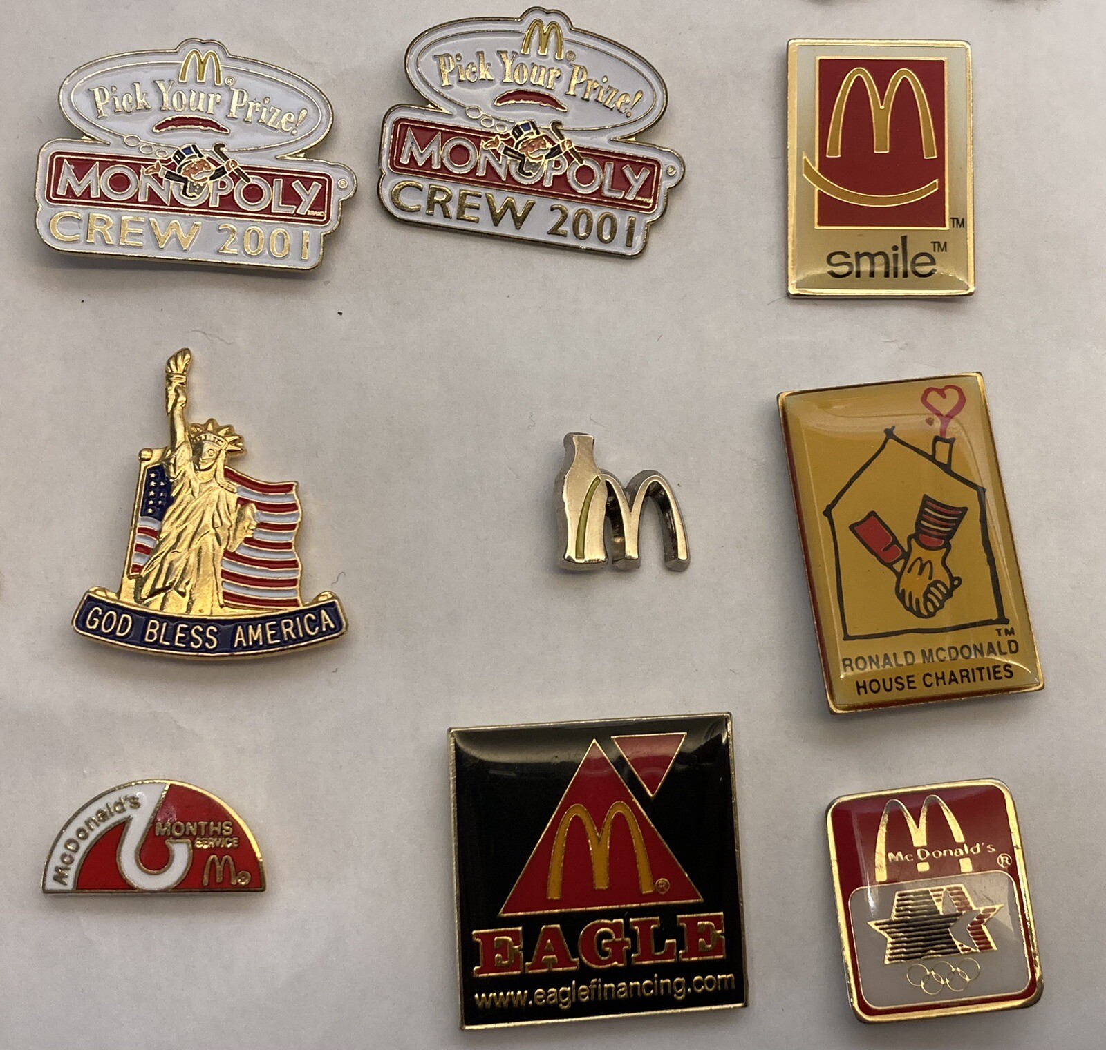 Vintage McDonald’s Pins ***Select One*** Price Is For 1 Individual Pin