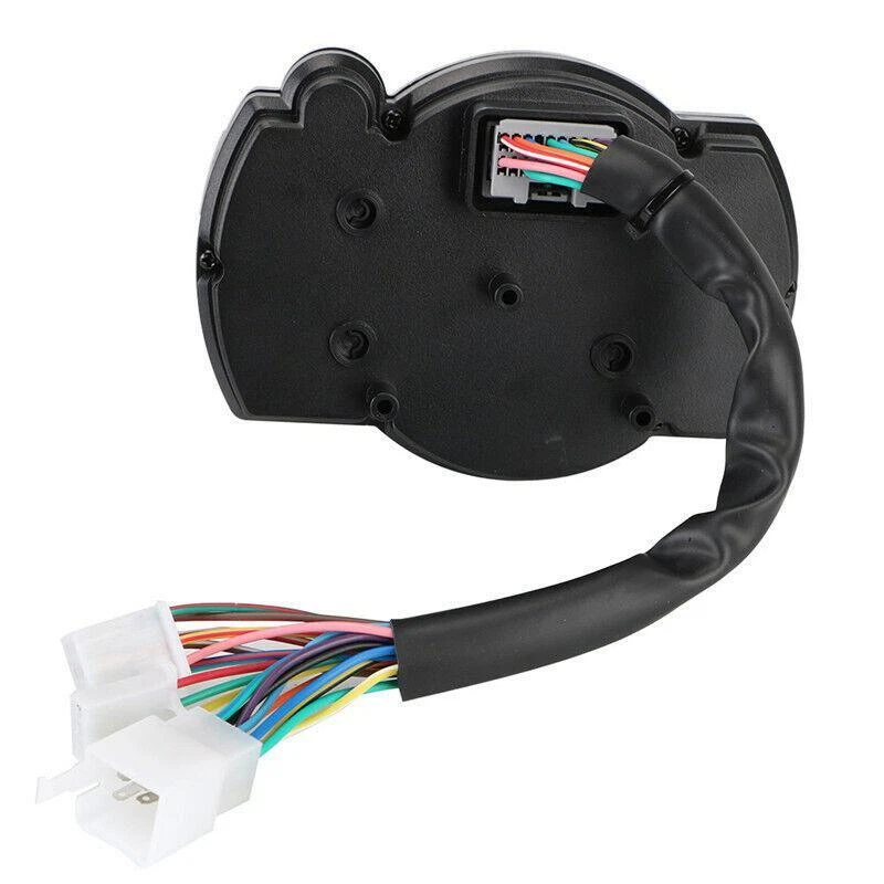 Velocímetro digital ajustable 15000 rpm para moto LCD calibre tacómetro odómetro Foto 3 de 4