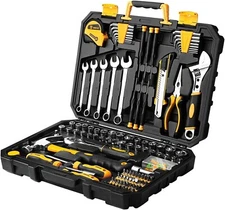 158 Piece Tool Set-General Household Hand Tool Kit,Auto Repair Tool Set, with Pl