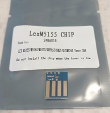 Toner Chip 24B6015 for Lexmark M5155 M5163 M5170 XM5163 XM5170 XM5263 Refill