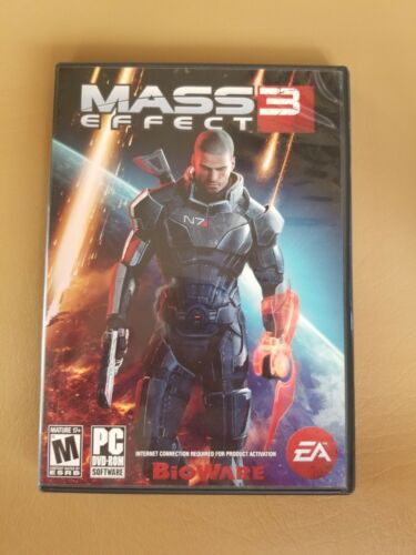 Mass Effect 3 (PC, 2012) DVD-ROM jeu classé M 2 disque - Photo 1/5