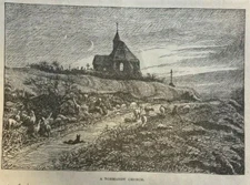 1878 American Colony in Normandy illustrated