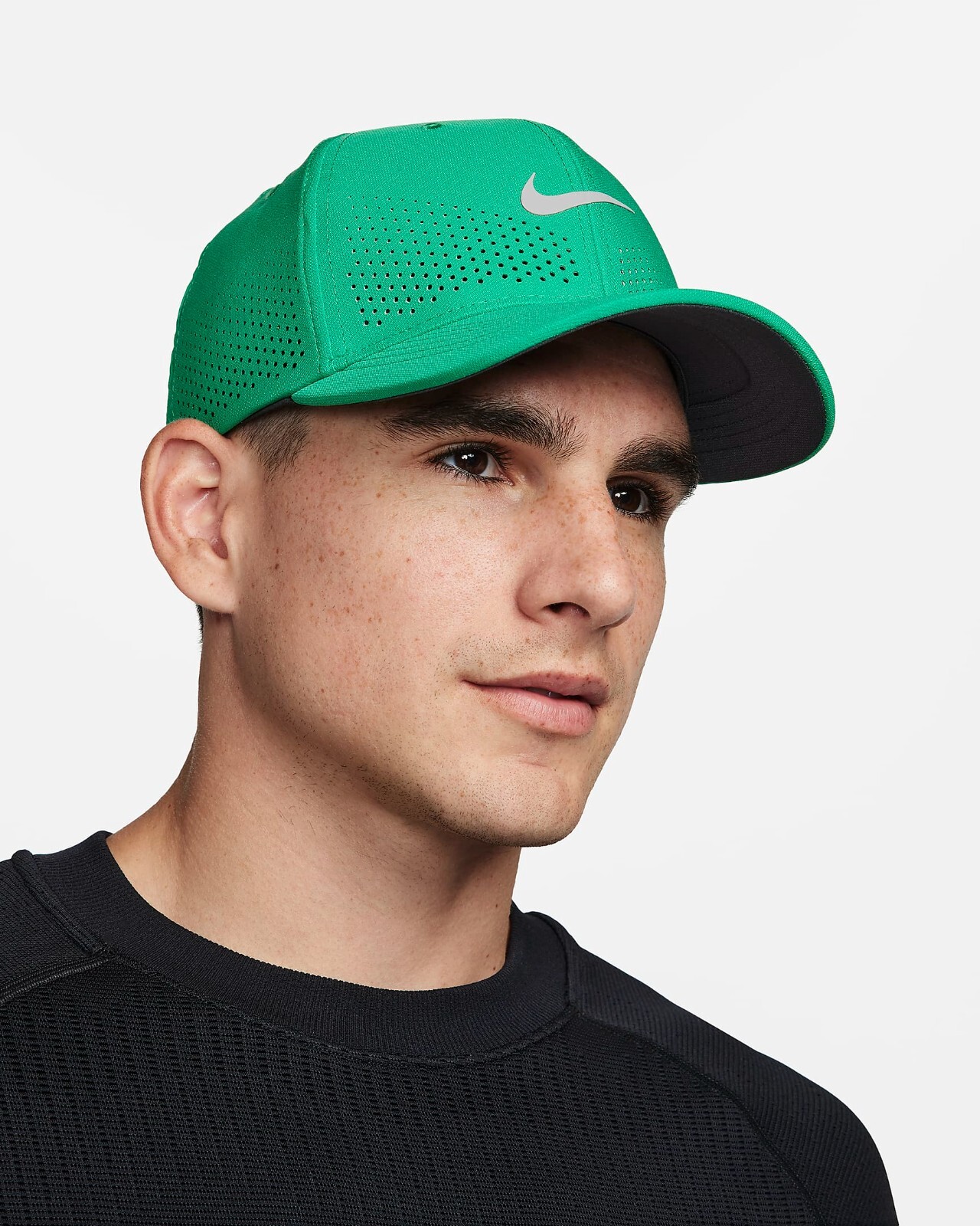 Nike Aerobill Dri-Fit ADV Rise Swoosh Structured Tennis Hat Cap 
