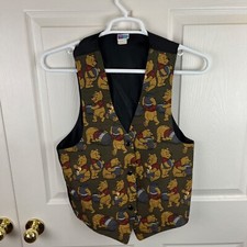 Vintage Women's Disney Winnie the Pooh Vest One Size Made is USA Honey Pot