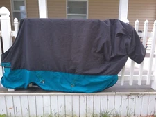 75'' MIO HORSEWARE IRELAND 600D MEDIUM Waterproof 200G Turnout Blanket TURUOISE