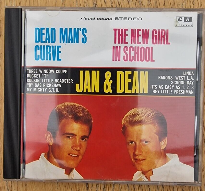 Jan & Dean - Dead Man's Curve/The New Girl in School CD 1990 C5 Records