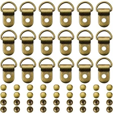 100 Sets Shoe Lace Hooks Buckle Replacement D Ring Eyelet Buckle for Boots