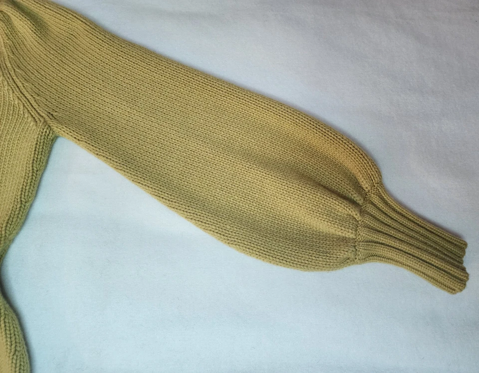 Женский кашемировый горчичный кардиган из овечьей шерсти Nicole Farhi размер L - Изображение 4 из 4