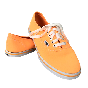 orange vans shoes womens