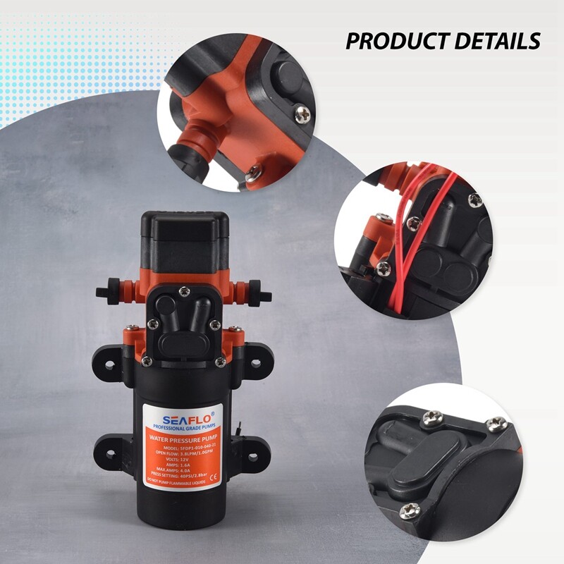 Pompa Acqua Seaflo 12V 18.9 L/min 60 PSI | Automatica Per Camper, Barche E Veicoli - Foto 9