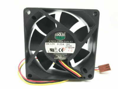 1PC Cooler Master A7025-33RB-3AN-F2 DC12V 0.22A 7025 silent cooling fan
