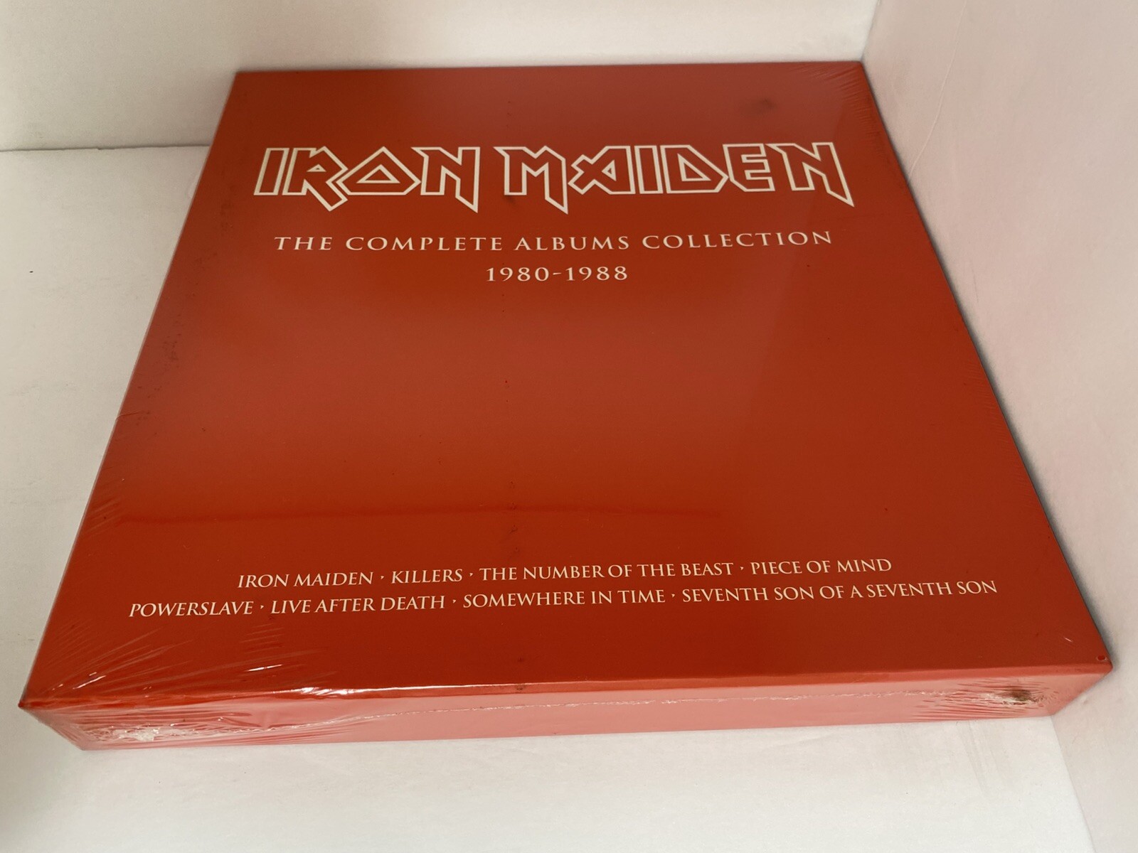 IRON MAIDEN ~ THE COMPLETE ALBUMS COLLECTION 1980-1988 ~ NEW SEALED 3 LP BOX SET
