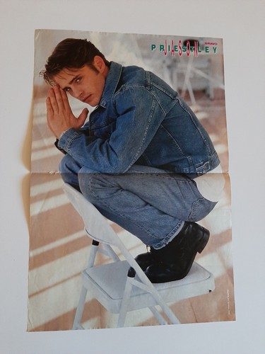 ICE T Poster Vintage 1990s with Jason Priestly 90210 on reverse 2 page poster - Picture 2 of 2