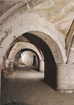 Gloucester Cathedral Crypt Gloucestershire Postcard unused VGC