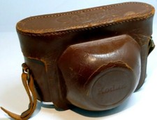 Case for Retinette Kodak camera vintage leather brown