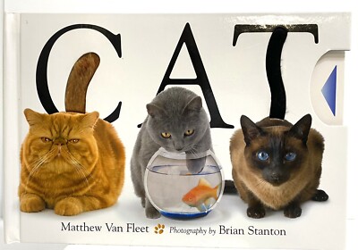 Cat Book Hardcover Van Fleet, Matthew; Photos Stanton Brian Interactive Pub 2009