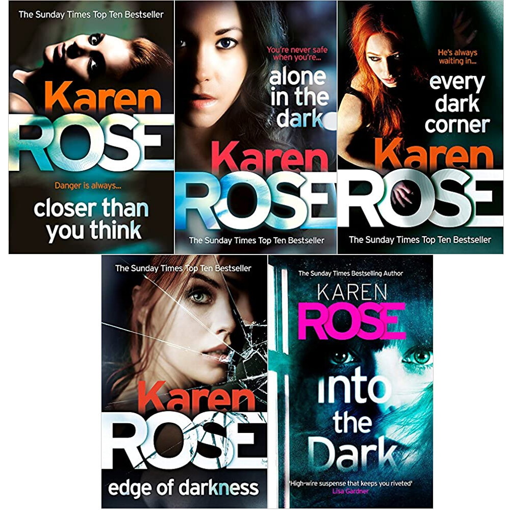 The Cincinnati Series 5 Books Set By Karen Rose (Closer Than You Think, Alone )