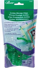 Clover JUMBO Wonder Clips 24 pieces Item #3157