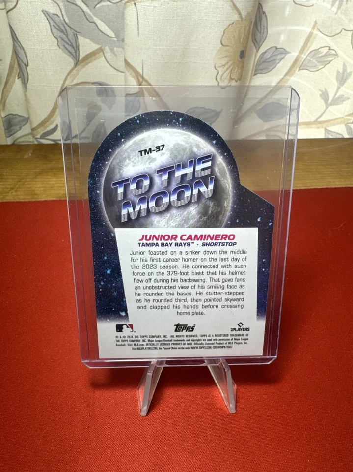 2024 Topps Big League - Junior Caminero - To The Moon SP RC🔥HOT⭐️ - Image 4 of 4