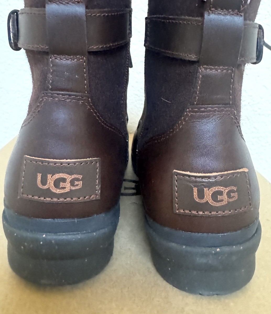 UGG KESEY WATERPROOF WOMEN LEATHER BOOTS CHESTNUT US /UK /EU39