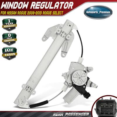 Rear RH Power Window Regulator with Motor Assembly for Nissan Rogue