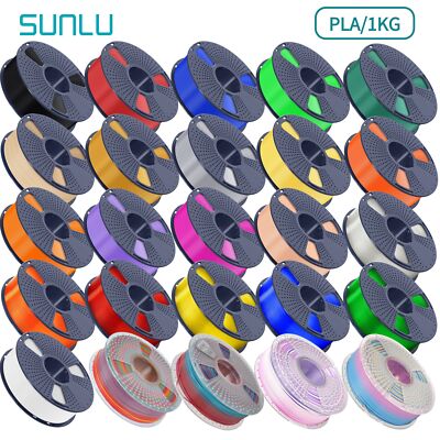 SUNLU 1.75MM PLA Filament 3D-Drucker Verbrauchsmaterial Mehrfarbige 1KG