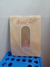 VTG Marshall Field's Sheer Stretch Size D Color Nude Sandaltoe Pantyhose  New 