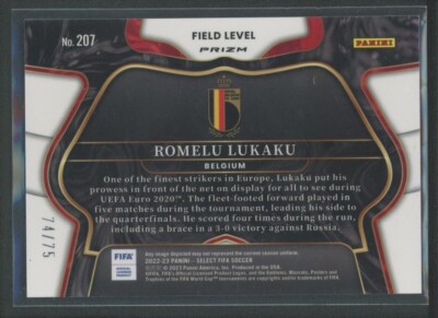 2022-23 ROMELU LUKAKU 74/75 PANINI SELECT FIFA FIELD LEVEL