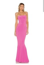 NormaKamali x REVOLVE Strapless Fishtail Gown in Orchid Pink szMedium/38