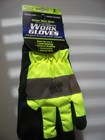 Truck Stuff Hi-Visibility Work Gloves  men  large sixe  Flex Leather Palm Gloves — photo 1