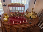 Vintage 1960's Wooden Fisher Price Circus Wagon Train Extra Animals Ladders
