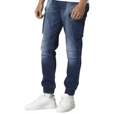 883 Police Ware 537 Slim Fit Denim Cargo Pants