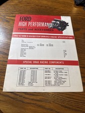 Ford High Performance Parts And Accessories 1962-1963 406 V-8 Vol. 62 Psm 143