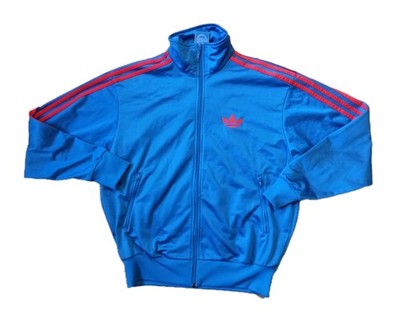 Adidas Firebird Jacke blau rot Retro Originals Vintage blue red Sz. M/L