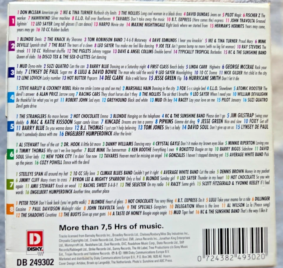 Wow! That Was the 70'S (BOX-SET 8 CDs) (Blondie, Mink De Ville, The Hollies..... - Bild 2 von 3