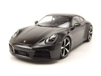 Porsche 911 (992.2) Carrera Coupe 2024 Schwarz Metallic 1:18 Minichamps