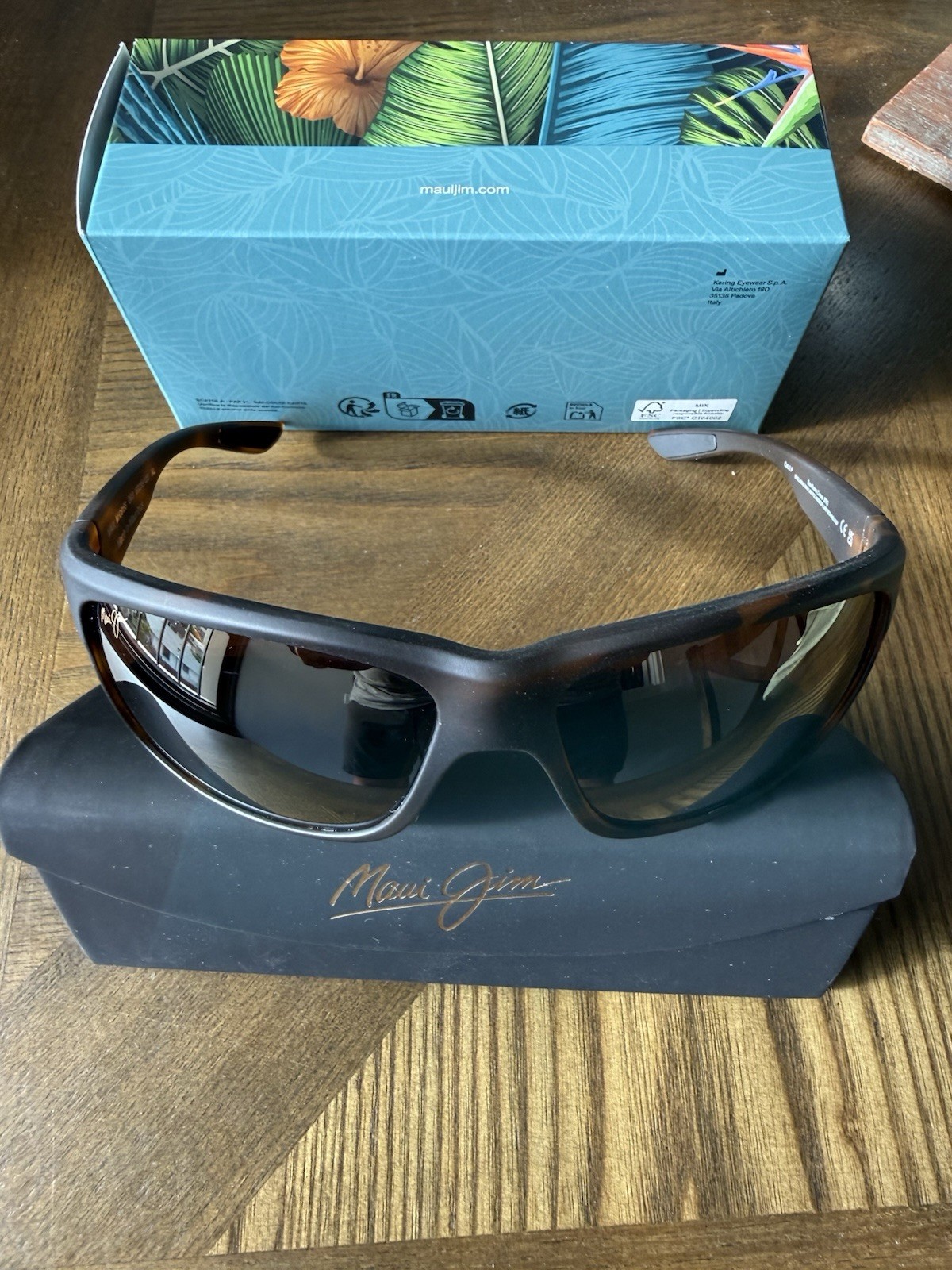 Maui Jim Southern Cross Matte Tortoise Rubber HCL Bronze lens MJ0815S-003