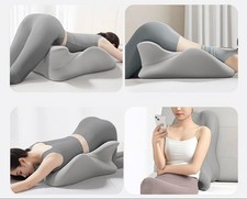 Couples Support Pillow Memory Foam Cushion for Intimacy Comfort Back Support