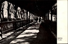 RPPC Buzias In Parc vintage postcard b848