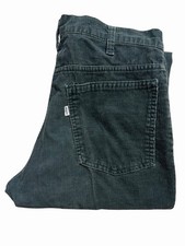 Vintage Levis Corduroy Cord 519 80s Pants Mens 30X35 Green White Tab